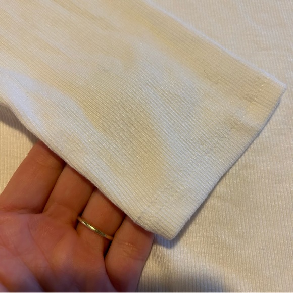 Basic white long-sleeve top - Picture 5 of 5